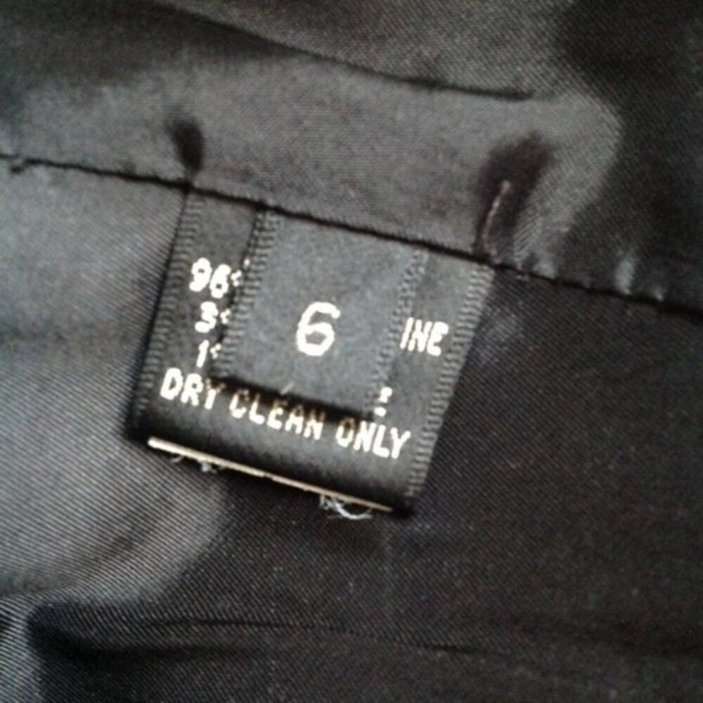 Ralph Lauren Black Label Wool‎ Blazer Vintage Womens 6 Button Front Pin Stripes - Picture 12 of 14